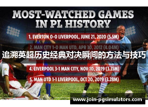 追溯英超历史经典对决瞬间的方法与技巧